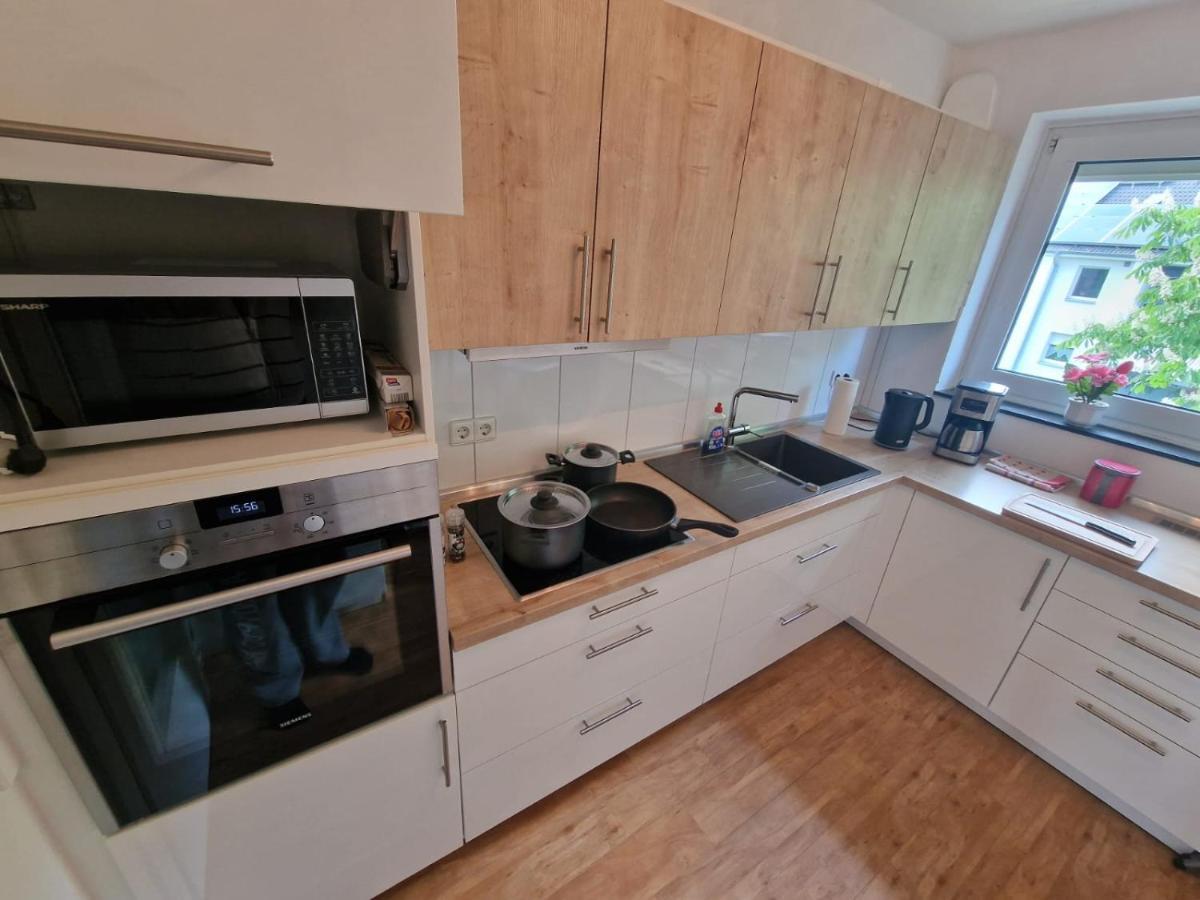 Ecocube Apartment2 Meppen14, Balkon, Kueche, Waschmaschine Exteriör bild