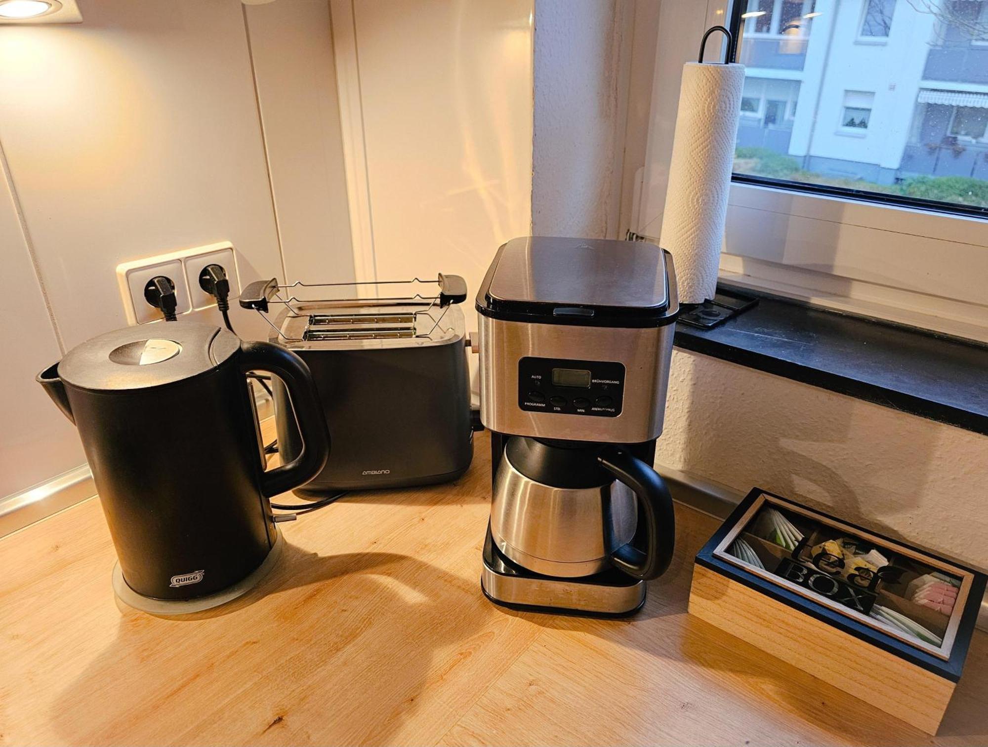 Ecocube Apartment2 Meppen14, Balkon, Kueche, Waschmaschine Rum bild