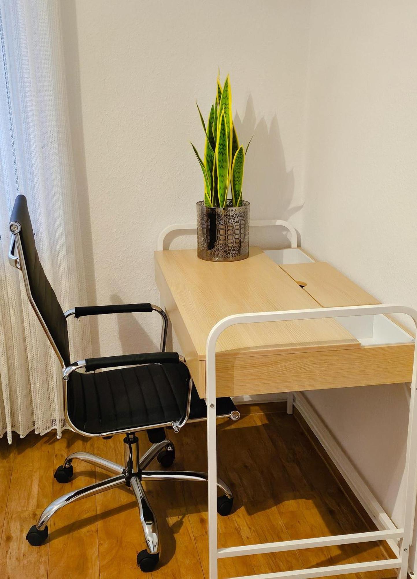 Ecocube Apartment2 Meppen14, Balkon, Kueche, Waschmaschine Rum bild